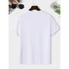 Men's Hamilton 44 Racing Car Print T-Shirt - Casual Short Sleeve Round Neck Tee Suitable for Daily Wear, Summer Outfits & Motorsport Gifts
