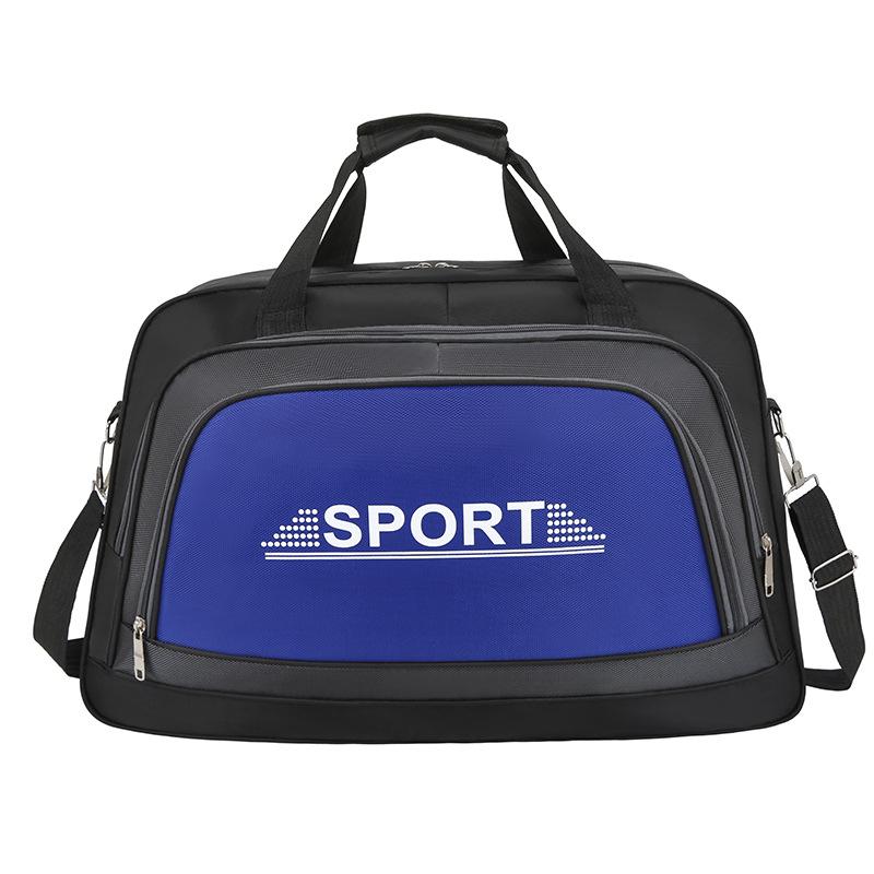 Durable Oxford Cloth Travel Bag: Large Capacity, Portable for Short Business Trips and Fitness.