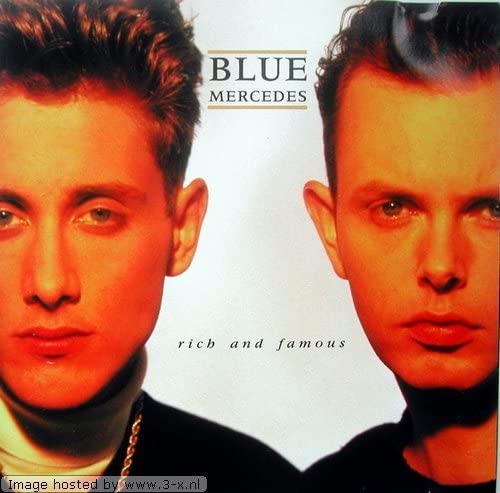 

CD BLUE MERCEDES - Богатые и Знаменитые MCAD42143 MCA Records 1988 США Рок Б/У