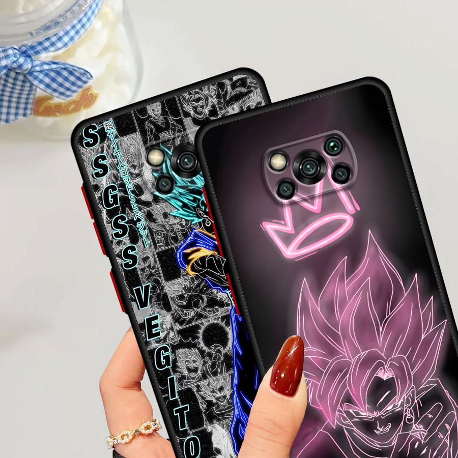 Dragon Ball Goku Comic Back Phone Cover Case for Xiaomi Poco X3 X4 X5 Pro M5s C40 F3 C50 C51 X3 NFC