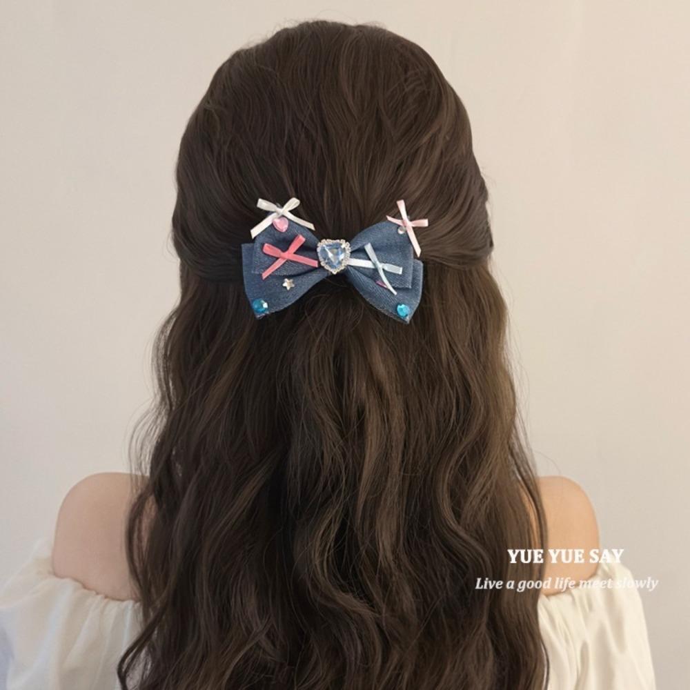 

Denim Bangs Hairpin Sweet Broken Hair Clip 2024 Duckbill Clip Daily Life
