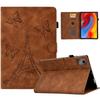 For Lenovo Tab M11/Xiaoxin Pad 11 2024 Case Microfiber Leather Iron Tower Pattern Tablet Cover
