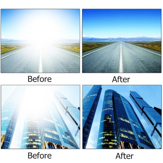 Portable Polarized Mirrored UV400 Clip-on Lens Sunglasses for Driving Fishing