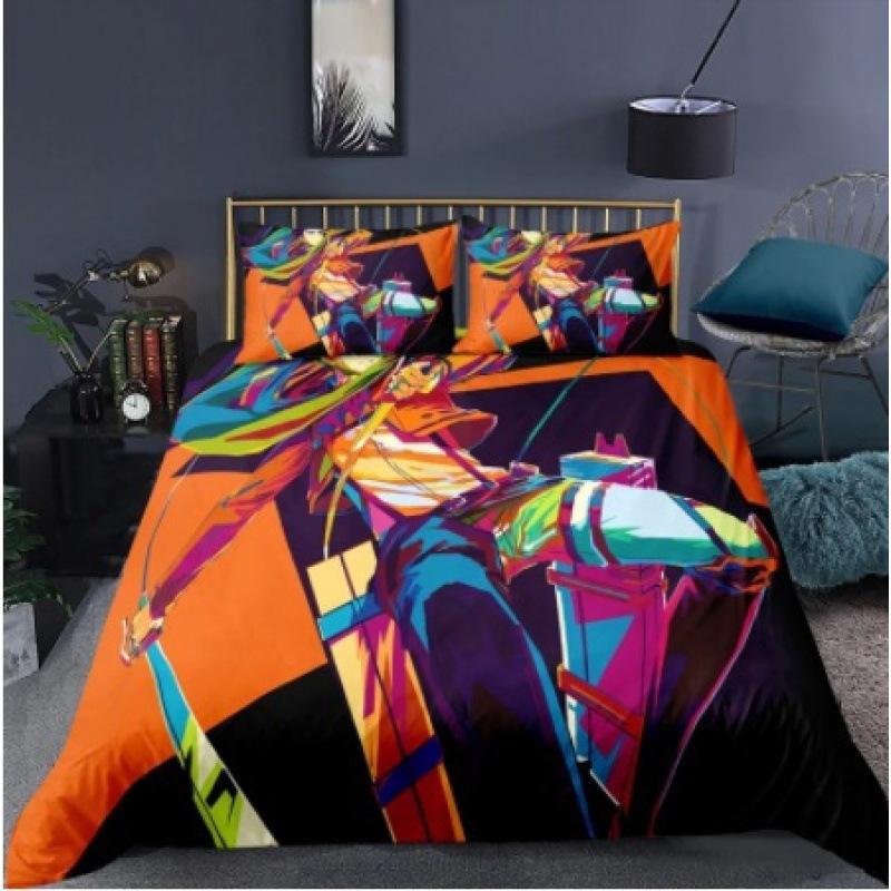 Bedding Kit, Attack Giant Series Size Three-Piece Quilt Cover