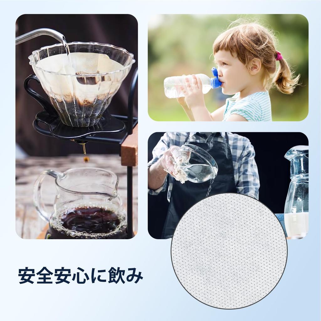 Compatible Brita MicroDisc Water Filter Replacement, MicroDisc Filter Bottle/Glass Carafe Type (Pack of 6)