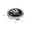 DDWO5 60mm Automobilio rato centrinis dangtelis Ratlankio dangtelis Emblemos Lipdukai Skoda Octavia Rapid Kodiaq Karoq Superb Fabia Kamiq VisionS