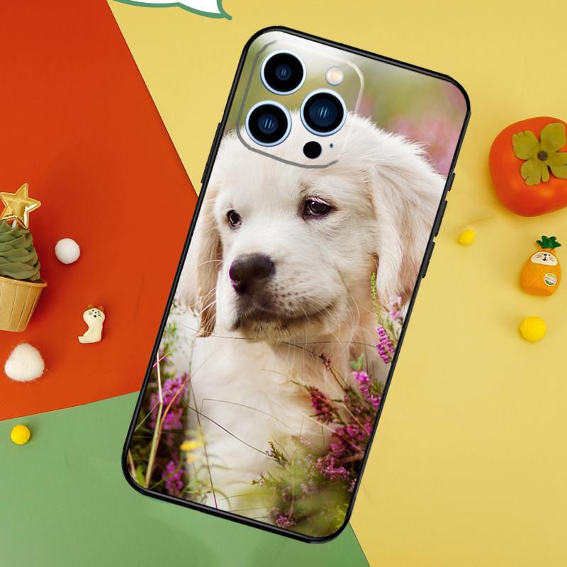 

Golden Retriever Dog Phone Case For iPhone 17 Pro Max16 15 14 13 11 12 Pro Max Plus 12 13 Mini 16e 17 Air Cover iPhone 14Pro MAX