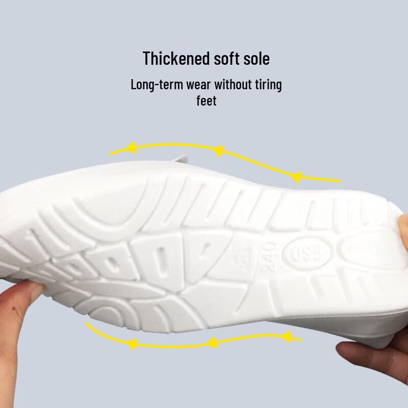 

Унисекс Рабочие Туфли из ПУ для Чистых Помещений, Нескользящие