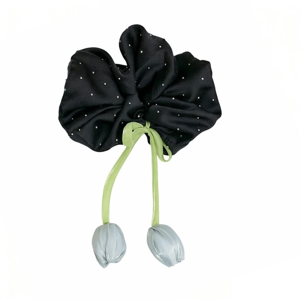 Elastic Material Tulip Headbands Spring Design Flower Elastic Hair Ties  Women Hair Accessories