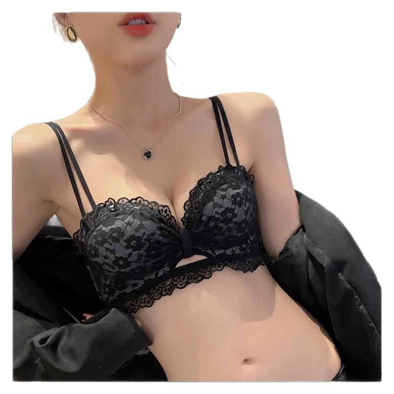 Pure Desire Lace Push-Up Bra Set for Women – Seamless, No Underwire, Adjustable Support, Sexy