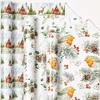 Cute Bird & Pinecone Christmas Wrapping Paper Roll, 17"x120", 3 Mini Rolls – Compatible with Holiday Gift Wrapping