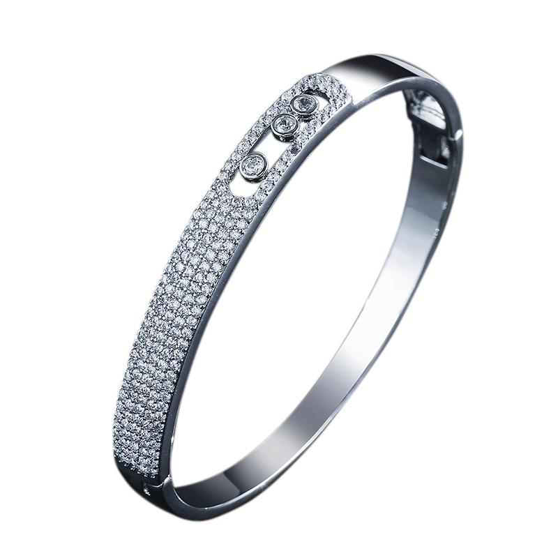 Versatile Couple Bracelet with AAA Zircon, Geometric Style - Fashion Jewelry s6105