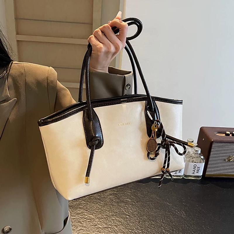 

Premium Sense Large Capacity Tote Bag Female Senmeng Trendy Fashion Commuter Shoulder Armpit Bag