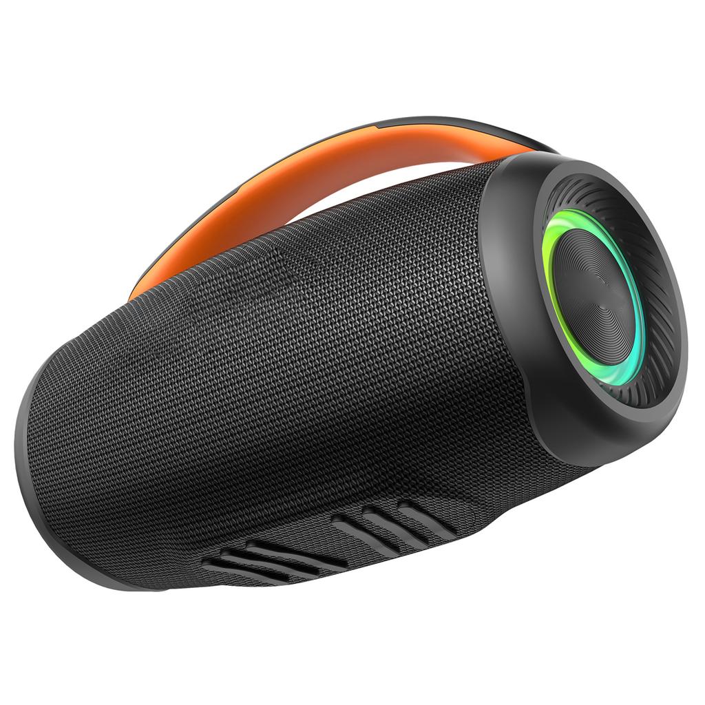 50W Portable BT 5.3 Speaker with RGB Lights, IPX6 Waterproof Outdoor Speaker, 6000mAh Rechargeable Sound Box, AUX TF