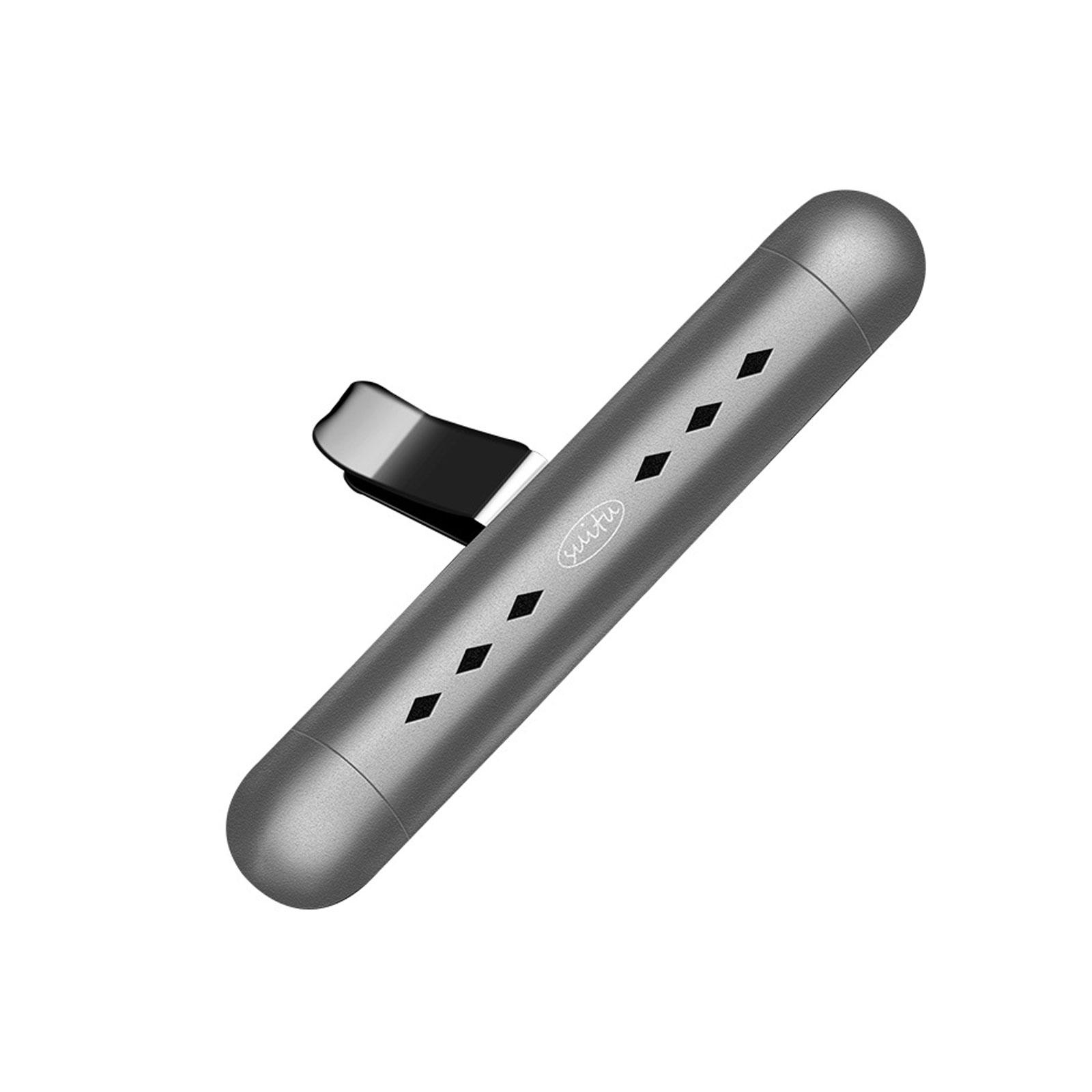 

Автомобильный освежитель воздуха 1 шт. Запасной твердый автомобильный парфюм Освежитель для очистки и кондиционирования воздуха для автомобильного воздуховода серебряный