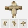 10Mm Brake Pipe Fittings 3 Way Brake T Piece Tee W/ 3 Male Short Nuts Union Metric M10 3/16" Pipe Brake Hoses Accessories Parts