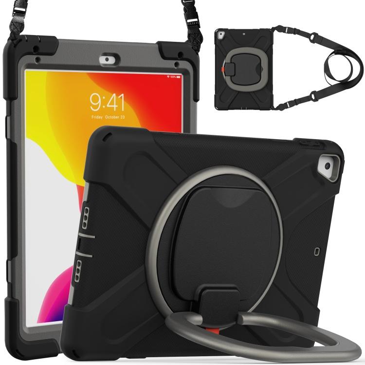 Heavy Duty Tablet Case for iPad 9.7 Inch 2017/2018/Air 2/Pro 9.7 Inch Built-in Screen Protector With Folding Handle Grip