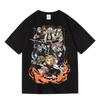 Two-dimensional Animation Ghost Extermination Blade Post Cartoon Peripheral Printing Summer Men's and Women's T-shirts