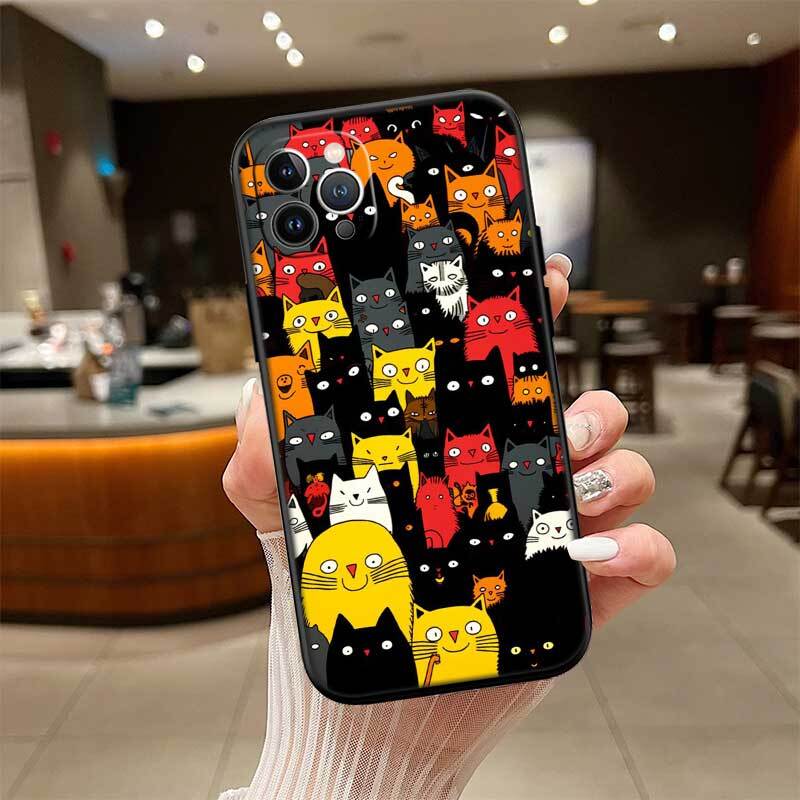 Cat Kitten Meow Case for Samsung Note 20 10 S25 Plus Ultra Lite FE M20 M21 M30 M31 M51 A11 A26 A51 A52 A53 A56 A70 A71 A72 A73