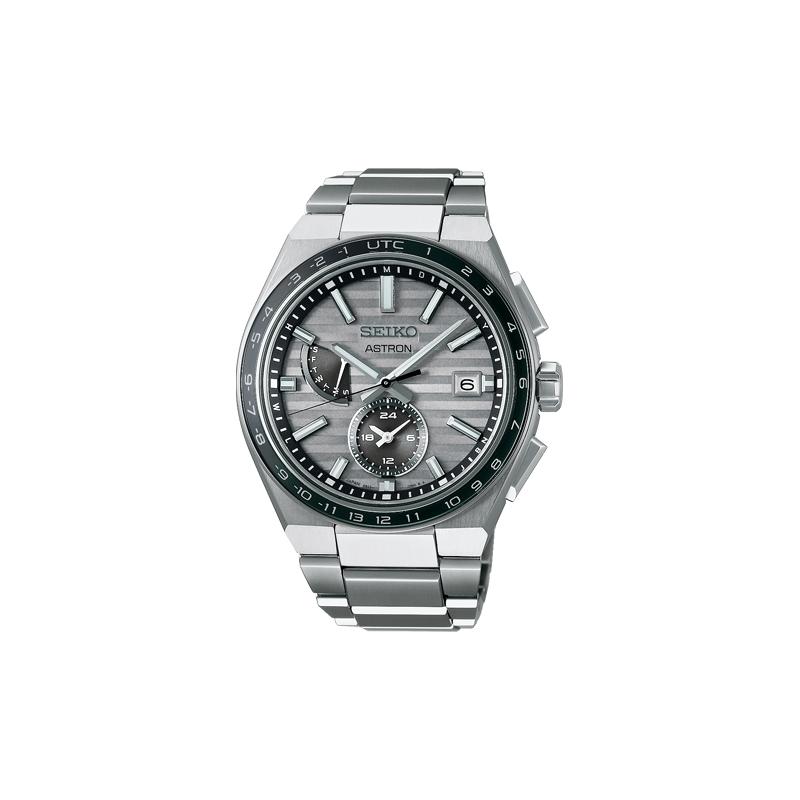 SEIKO Antimagnetic Men s Watch Titanium Strap Sapphire Glass Solar Quartz Titanium Strap Men s Watch Gray Dial SBXY043 синий