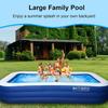 Inflatable Pool, Oversized Thickened Family Swimming Pool  for Adults, Outdoor, Garden, Backyard, Water Party