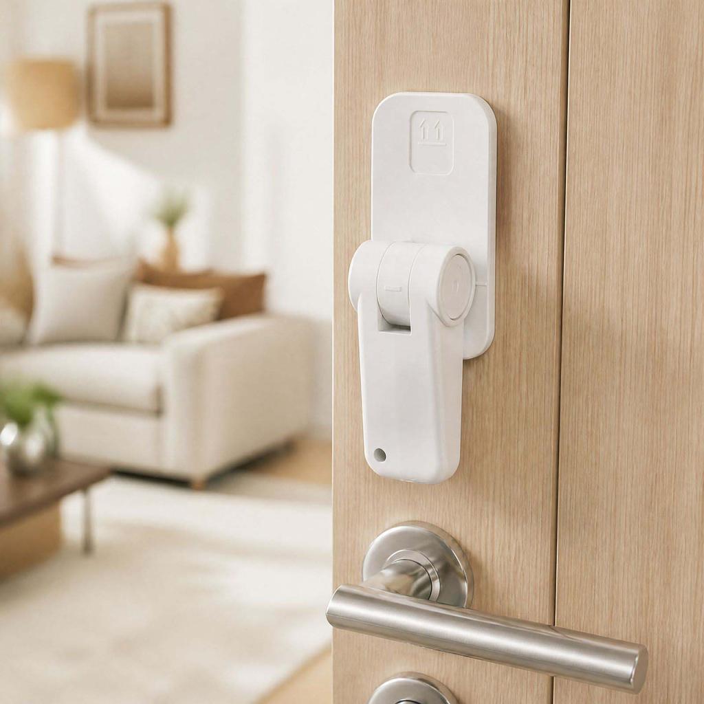 Door Lock with -Open and Locking for Home, Bedroom, Apartment