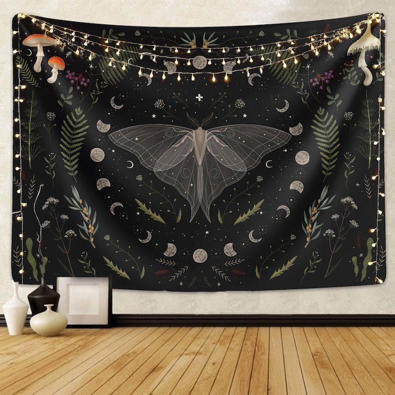 

Tapestry Fashion Hippie Living Room 75x100 чёрный