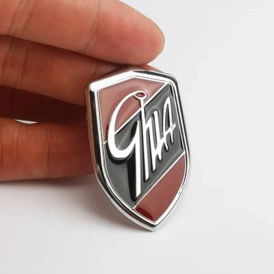2 Pcs Car Sticker Emblems GHIA Side Shield Logo Marked Stickers For  F/ocus 2 3 4 M/ondeo F/iesta Ec/osport K/uga E/dge Ex/plorer