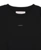 Hardcore Happiness Basic Semi-Crop Round T-Shirt_Black