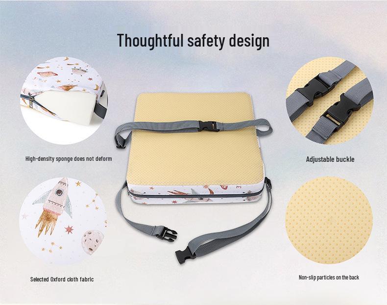 Perna Înălțătoare Antiderapantă pentru Copil – Pernă Respirabilă pentru Scaun Înalt pentru Elevi de Școală Primară