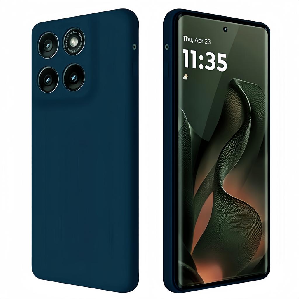Fashion Solid Colour Shockproof Protective Liquid Silicone Case For Motorola Edge 70 Pro/70/70 Fusion