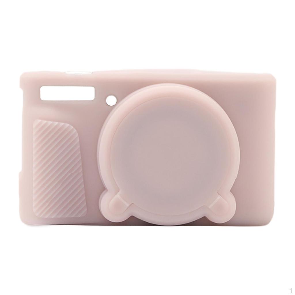 Anti-scratch Soft Silicone Digital Camera Case for SX740 SX730 with Lens Holder