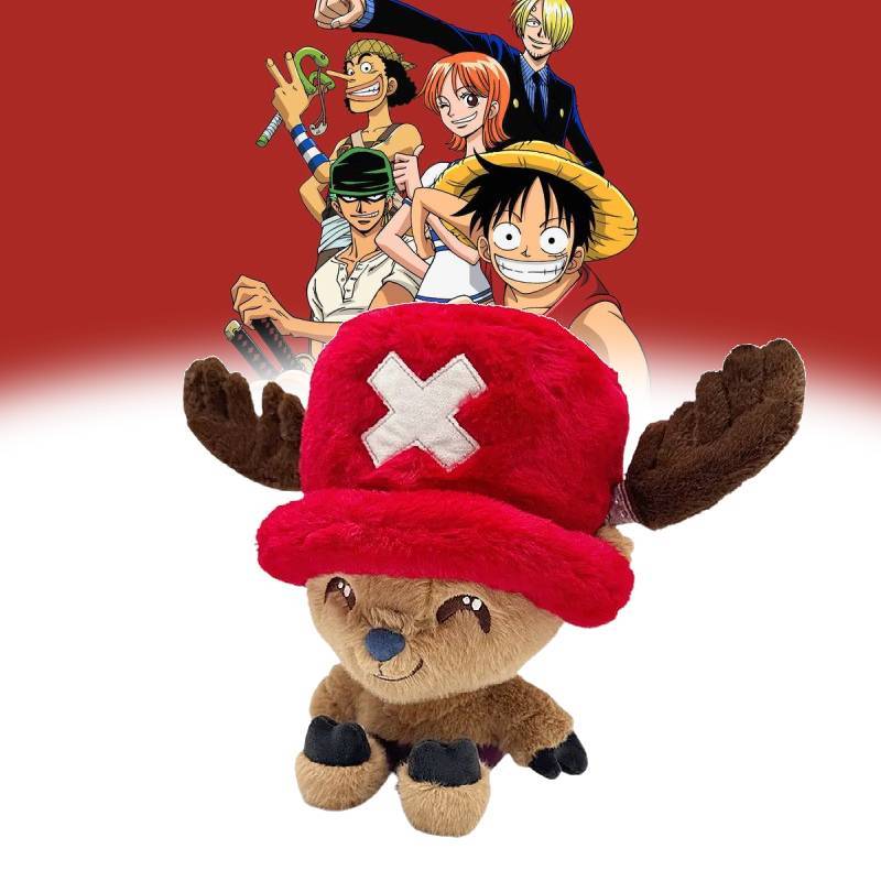 One Piece Chopper Plush Toy With Short Pile Fabric For Collectors And Kids