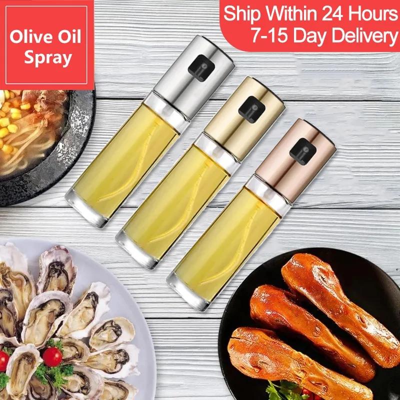 Oil spray bottle spray press type barbecue oil spray pot fitness household kitchen cooking oil olive oil atomization oil control