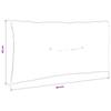 R Back Cushion PUTTEN 100percent  Polyester Leaf Pattern