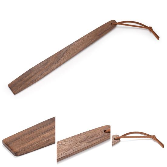 Black Walnut Coffee Stirrer Long Handle Outdoor Camping Pour-over Coffee Stirring Bar Portable Heavy Duty Wooden Mixer Stick Coffee Accessories