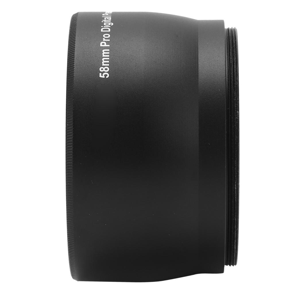 58mm 2X Magnification Telephoto Lens Teleconverter Lens for 58mm  Diameter Camera Lens