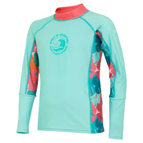

Regatta Childrens/Kids Hoku II Tropical Leaves Swim Top 3-4 Years