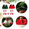 Christmas Leg Tree Decoration, Christmas Tree Decoration Plush Leg Sticky Christmas Tree Top Decoration, Christmas Decoration Party Home Decoration