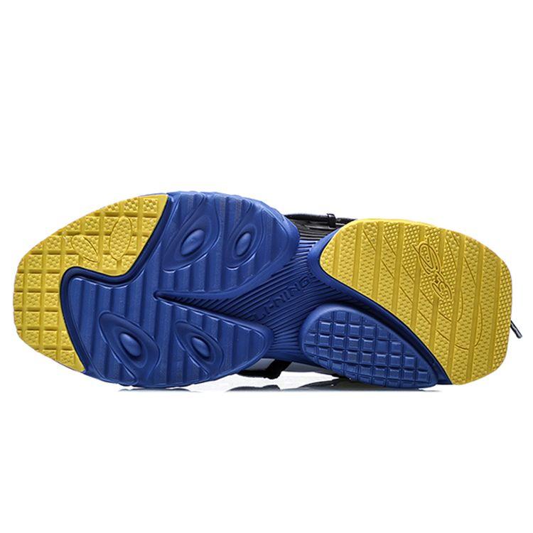 Li Ning Pangu Youth Edition Non-Slip Shock Absorbing Wear-Resistant Casual Shoes Kids Sneakers White Black Gray YKCQ194-7