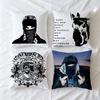 Kissenbezug Weiche Hülle Für Sofa Wohnzimmer Zuhause EsDeeKid Bequem Büro Dekoration Schutzkissen Rebel Hüllen
