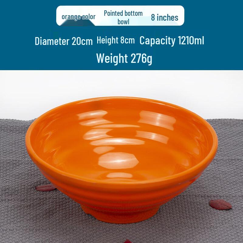 Melamine Noodle Soup Bowls (10-Pack)