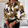 Women's Fashion Casual Long Sleeve POLO Neck Blouses & Shirts Unique Design