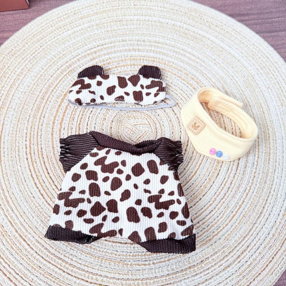 

Сидящая корова Лабубу Время Ткань Шоколадное Молоко Димо Плюшевые Куклы Одежда Хлопковые Кукольные Аксессуары No Shoes