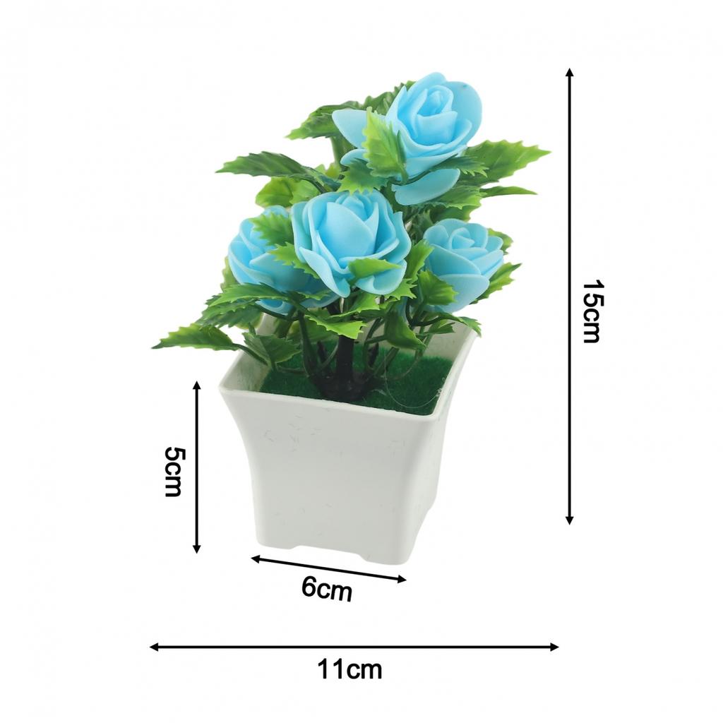 Artificial Flowers Home Decoration Potted Plants No Watering Needed