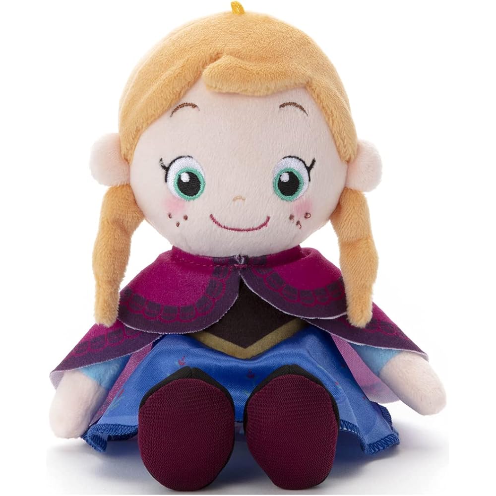 Disney Character Washable Beans Collection Anna 19cm Plush Toy