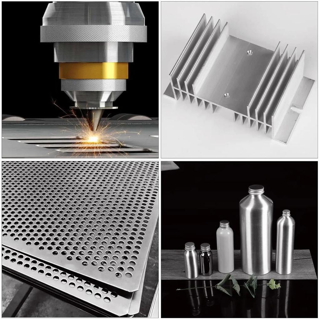 1/5pcs Aluminum Plate Thickness 0.3-10mm Effect Protection Aluminum Plate Metal Plate Electrical Cutting Frame Metal Plate