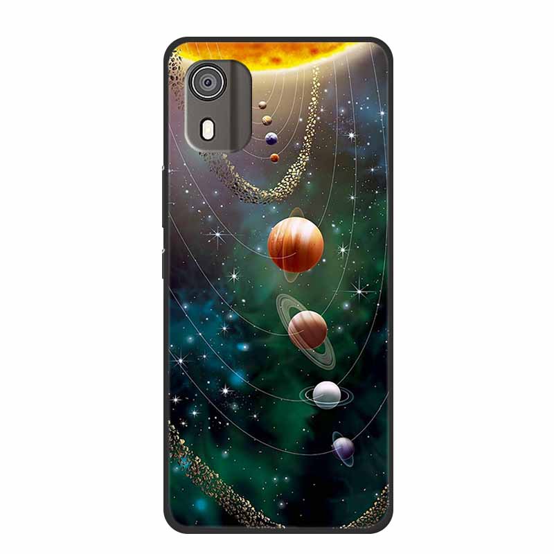 Case For Nokia C02 Luxury Soft Silicone TPU Black Phone Cover for Nokia C02 C 02 NokiaC02 Funda Lovely Shockproof Bumper Coque