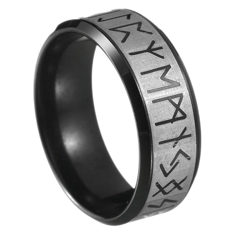 Norse Mythology Viking Rune Men's Ring