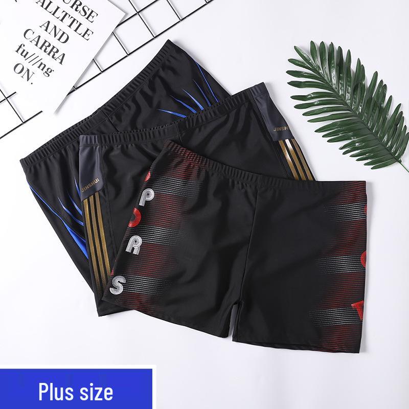 2020 New Style Plus Size Men's Swim Trunks - Square Leg Design